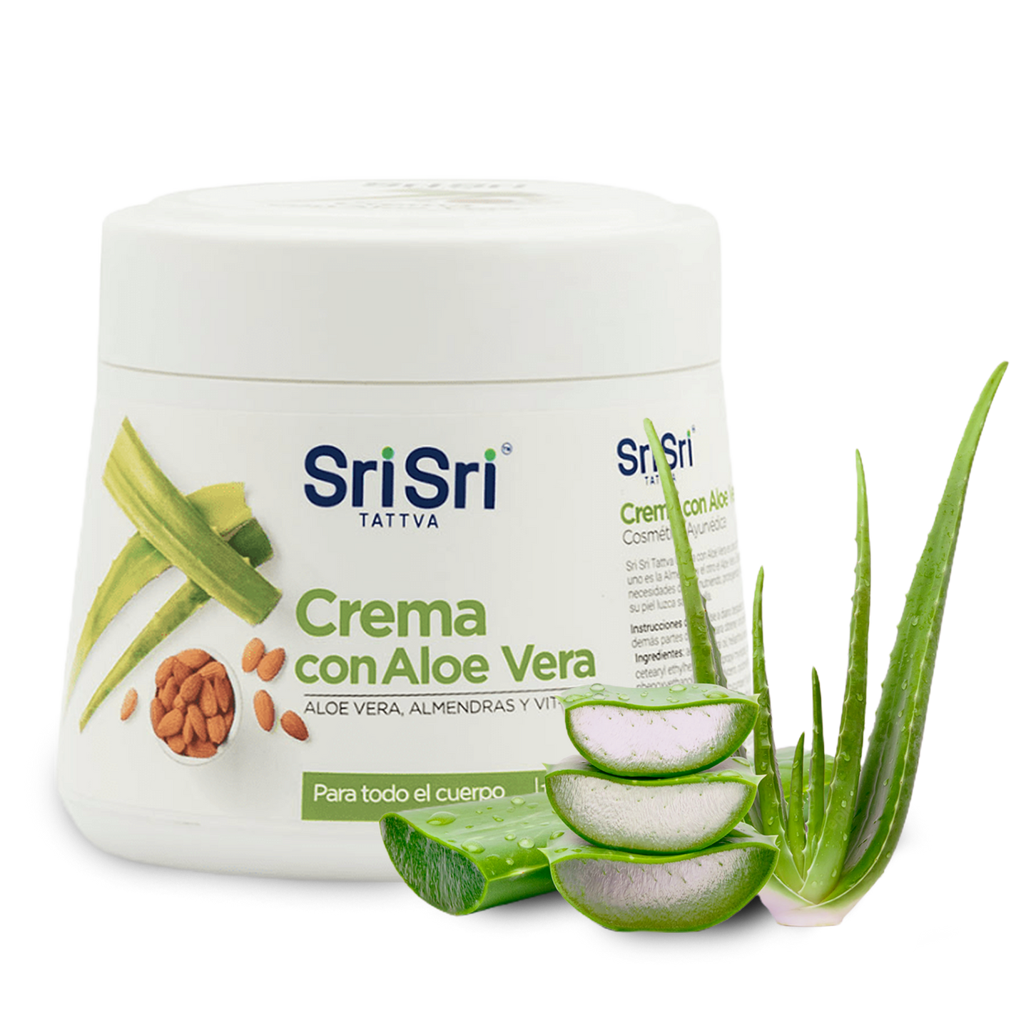 Crema corporal con Aloe Vera y Aceite de Almendras