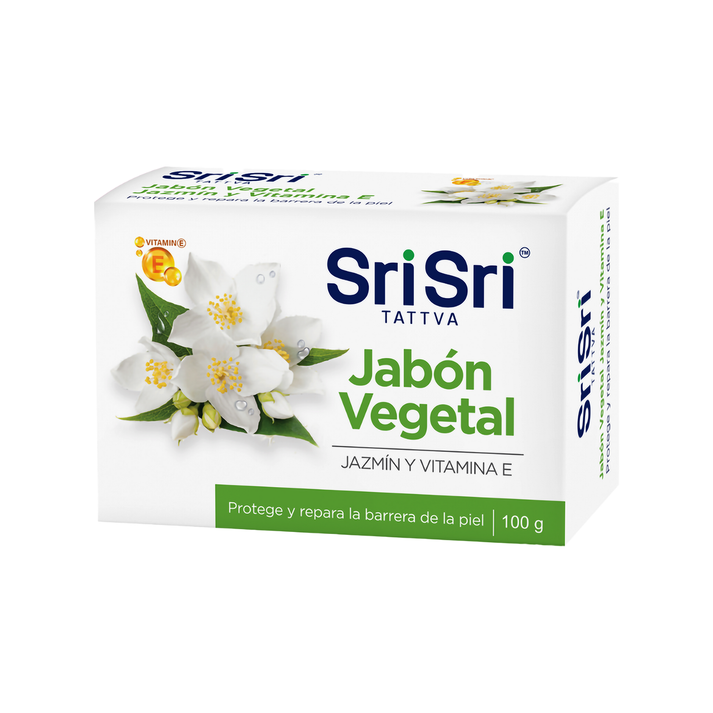 Jabón ayurvédico corporal Jazmìn y Vitamina E