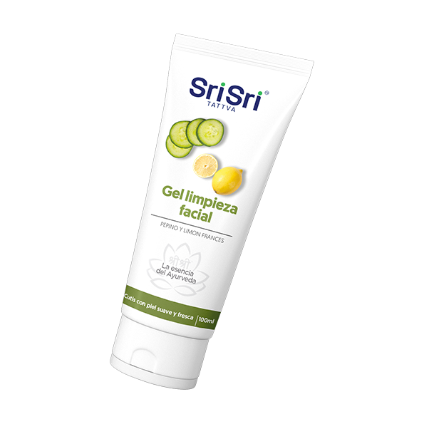 Gel de limpieza facial con pepino y limón francés