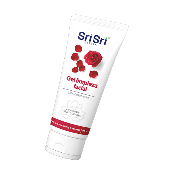 Gel limpieza facial con rosas