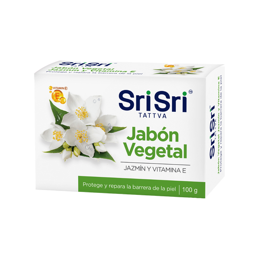 Jabón ayurvédico corporal Jazmìn y Vitamina E
